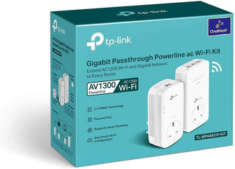Buy Gadcet Dagenham,TP-Link AV1300 Powerline Wi-Fi Kit – Gigabit Passthrough, OneMesh, No Setup, UK Plug (TL-WPA8631P KIT) - Gadcet UK | UK | London | Scotland | Wales| Near Me | Cheap | Pay In 3 | Network Cards & Adapters