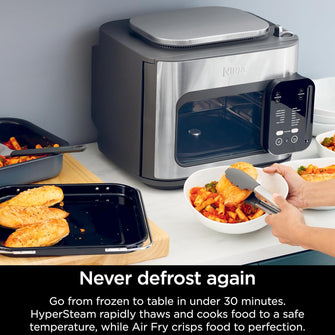 Buy Universal Electronics Limited,Ninja Combi All-in-One Multicooker, Oven, & Air Fryer, Complete Meals in 15 Mins, 14-in-1 Functions, Combi Cooker + Air Fry, Bake, Roast, Slow Cook and More, 3 Accessories, Stainless Steel, SFP701 - Gadcet UK | UK | London | Scotland | Wales| Near Me | Cheap | Pay In 3 | Kitchen Appliances