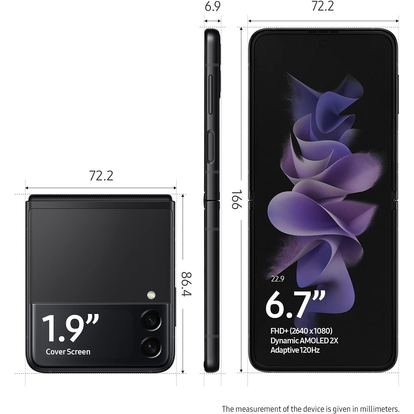 Buy Gadcet Dagenham,Samsung Galaxy Z Flip 3 5G 8GB RAM/128GB Storage Black - Unlocked - Gadcet UK | UK | London | Scotland | Wales| Near Me | Cheap | Pay In 3 | Unlocked Mobile Phones