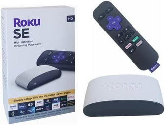 Buy Gadcet Dagenham,Roku SE HD Streaming Player – 720p, HDMI, App Control, 16GB, with Adapter & HDMI Cable (Box Damaged) - Gadcet UK | UK | London | Scotland | Wales| Near Me | Cheap | Pay In 3 | TV, Video & Home Audio