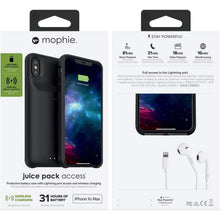 Buy Gadcet Dagenham,mophie Juice Pack Access – Slim Wireless Charging Battery Case for iPhone Xs Max - Black - Gadcet UK | UK | London | Scotland | Wales| Near Me | Cheap | Pay In 3 | Mobile Phone Accessories