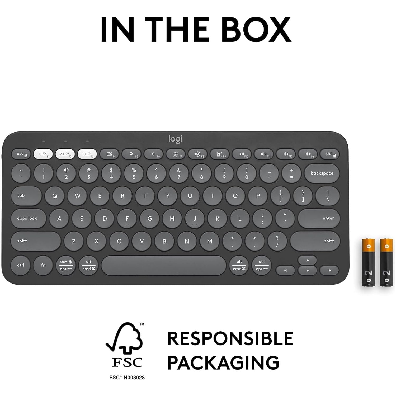 Buy Gadcet Dagenham,Logitech Pebble Keys 2 K380S Wireless Keyboard - Graphite - Gadcet UK | UK | London | Scotland | Wales| Near Me | Cheap | Pay In 3 | Keyboard