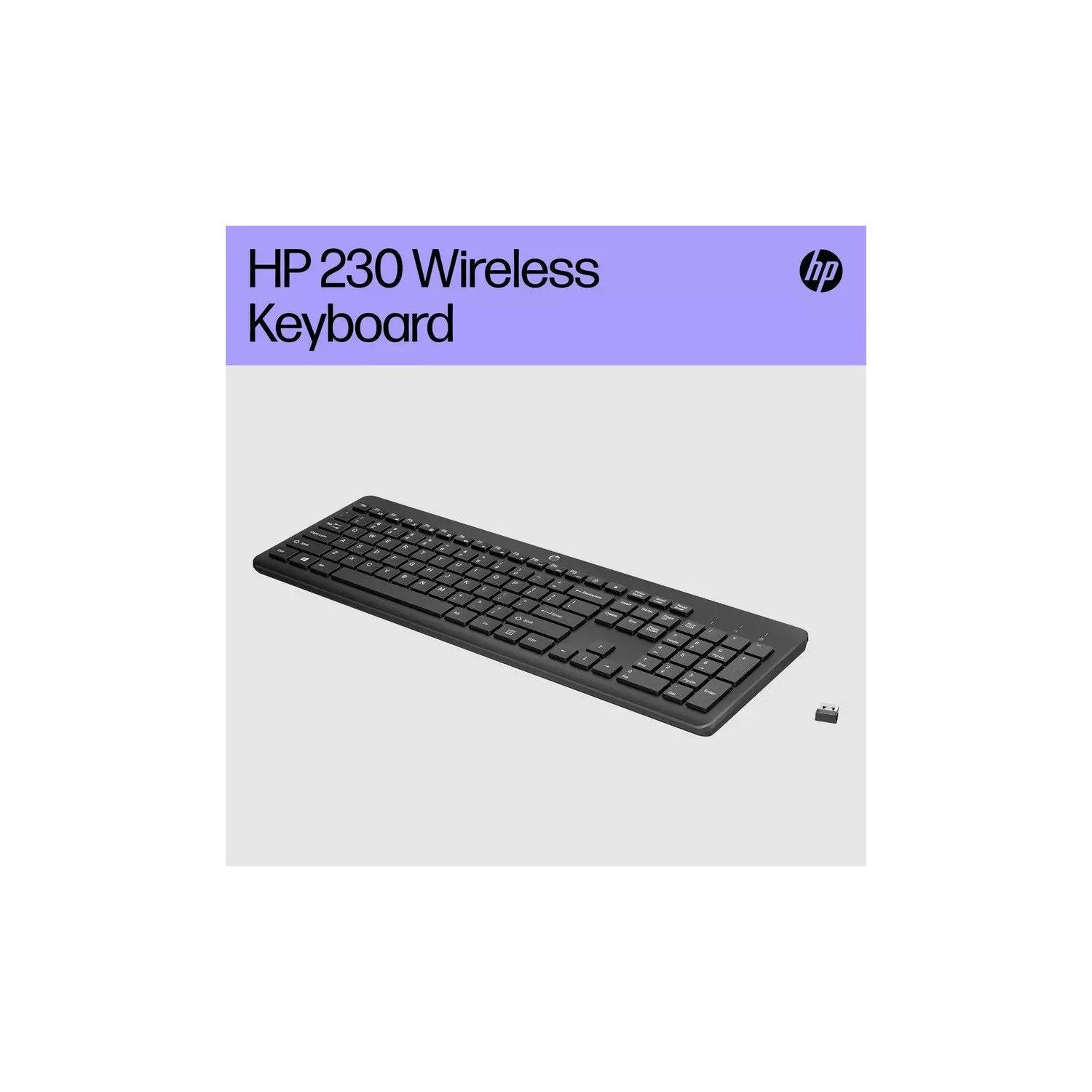 Buy Gadcet Dagenham,HP 230 Wireless Keyboard - Black - Gadcet UK | UK | London | Scotland | Wales| Near Me | Cheap | Pay In 3 | Keyboard