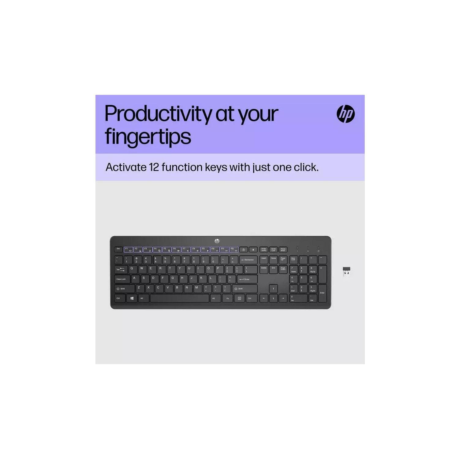 Buy Gadcet Dagenham,HP 230 Wireless Keyboard - Black - Gadcet UK | UK | London | Scotland | Wales| Near Me | Cheap | Pay In 3 | Keyboard