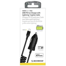 Buy Gadcet Dagenham,PowerVolt PD20 – 20W PD Car Charger with Captive Lightning Cable (Extends up to 9m) - Gadcet UK | UK | London | Scotland | Wales| Near Me | Cheap | Pay In 3 | Mobile & Smart Phone Accessories