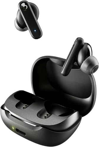 Skullcandy Smokin' Buds Wireless In-Ear Earbuds – 20Hr Battery, Mic, 50% Renewable Plastics, Bluetooth - Black