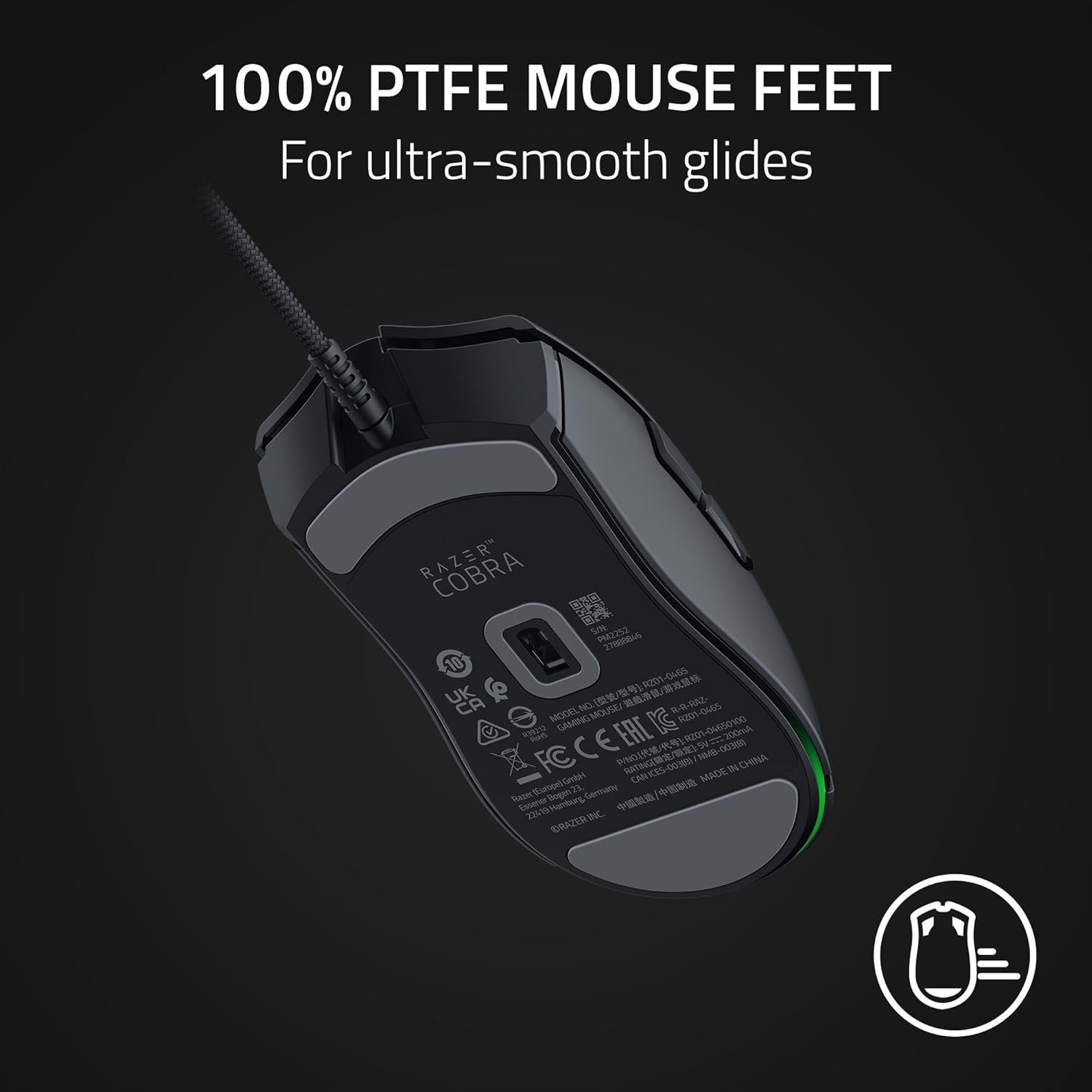 Buy Gadcet Dagenham,Razer Cobra Lightweight Wired Gaming Mouse - Black - Gadcet UK | UK | London | Scotland | Wales| Near Me | Cheap | Pay In 3 | Mice & Trackballs