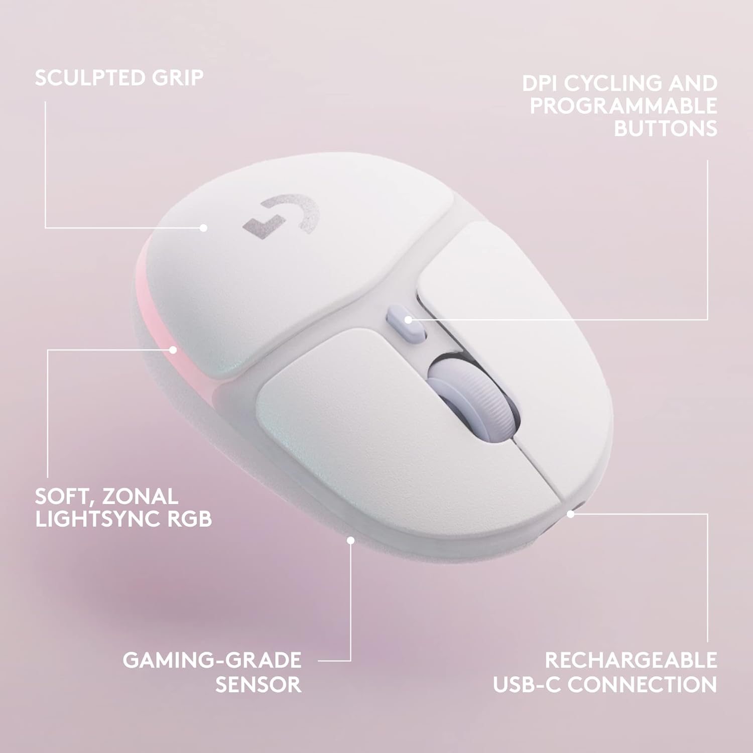 Buy Gadcet Dagenham,Logitech G705 Wireless Gaming Mouse – LIGHTSYNC RGB, LIGHTSPEED & Bluetooth, Lightweight - White Mist - Gadcet UK | UK | London | Scotland | Wales| Near Me | Cheap | Pay In 3 | Mice & Trackballs
