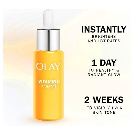 Buy Gadcet Dagenham,Olay Vitamin C Face Serum – Anti-Dark Spot Day Serum with AHA24 & Niacinamide, Brightening & Hydrating, 40ml - Gadcet UK | UK | London | Scotland | Wales| Near Me | Cheap | Pay In 3 | Health & Beauty