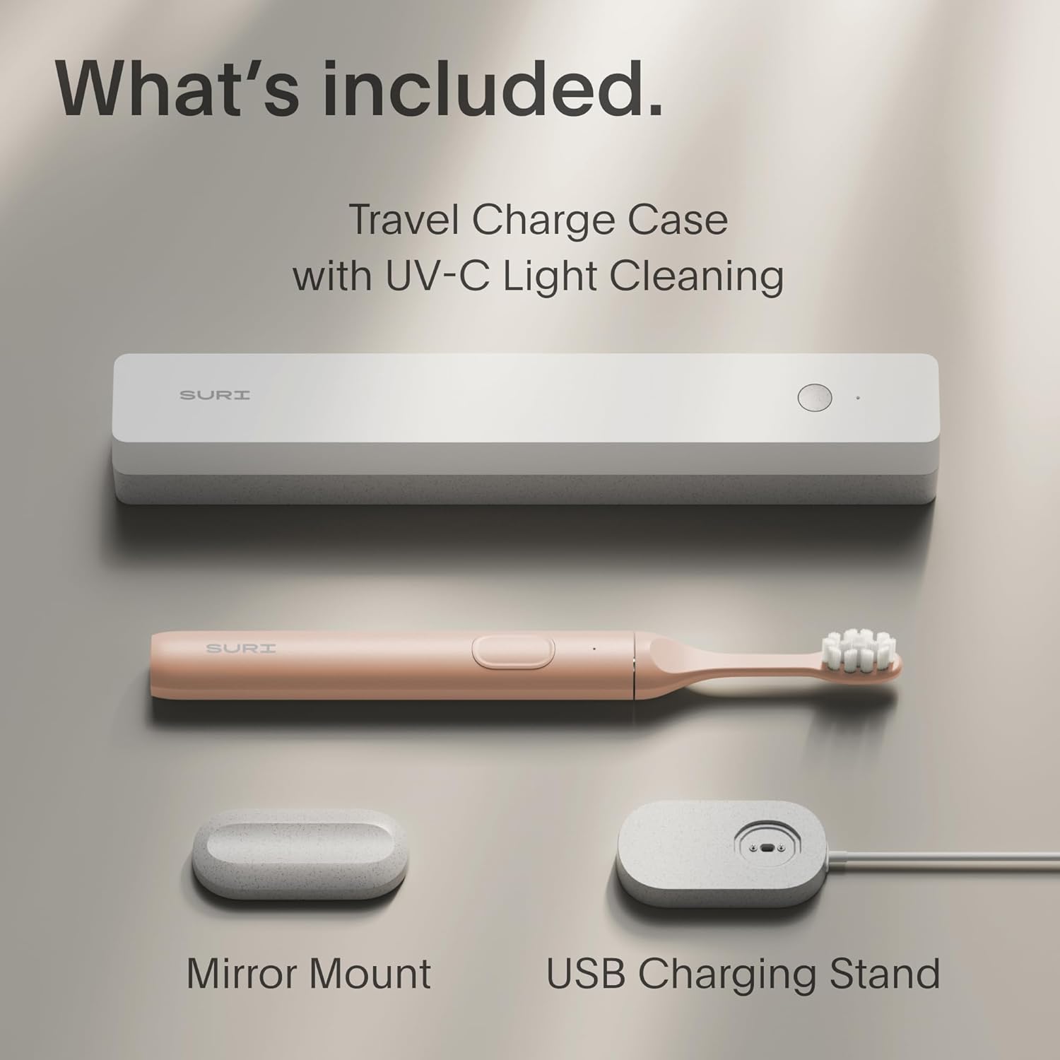 Buy Gadcet Dagenham,SURI Electric Toothbrush Slim Sonic Toothbrush & Accessories - Sunset Bloom - Gadcet UK | UK | London | Scotland | Wales| Near Me | Cheap | Pay In 3 | Electric Toothbrush