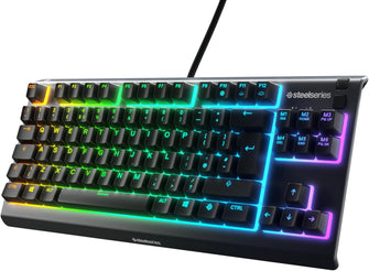 Buy Gadcet Dagenham,SteelSeries Apex 3 TKL RGB Gaming Keyboard - English QWERTY Layout - Gadcet UK | UK | London | Scotland | Wales| Near Me | Cheap | Pay In 3 | Keyboard