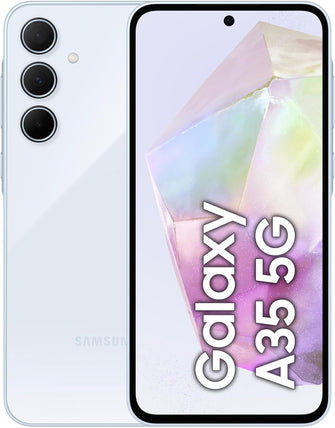 Buy Universal Electronics Limited,Samsung Galaxy A35 5g 128GB, 6GB RAM Dual Sim, Awesome Iceblue - Unlocked - International Model - Gadcet UK | UK | London | Scotland | Wales| Near Me | Cheap | Pay In 3 | Mobile & Smart Phones