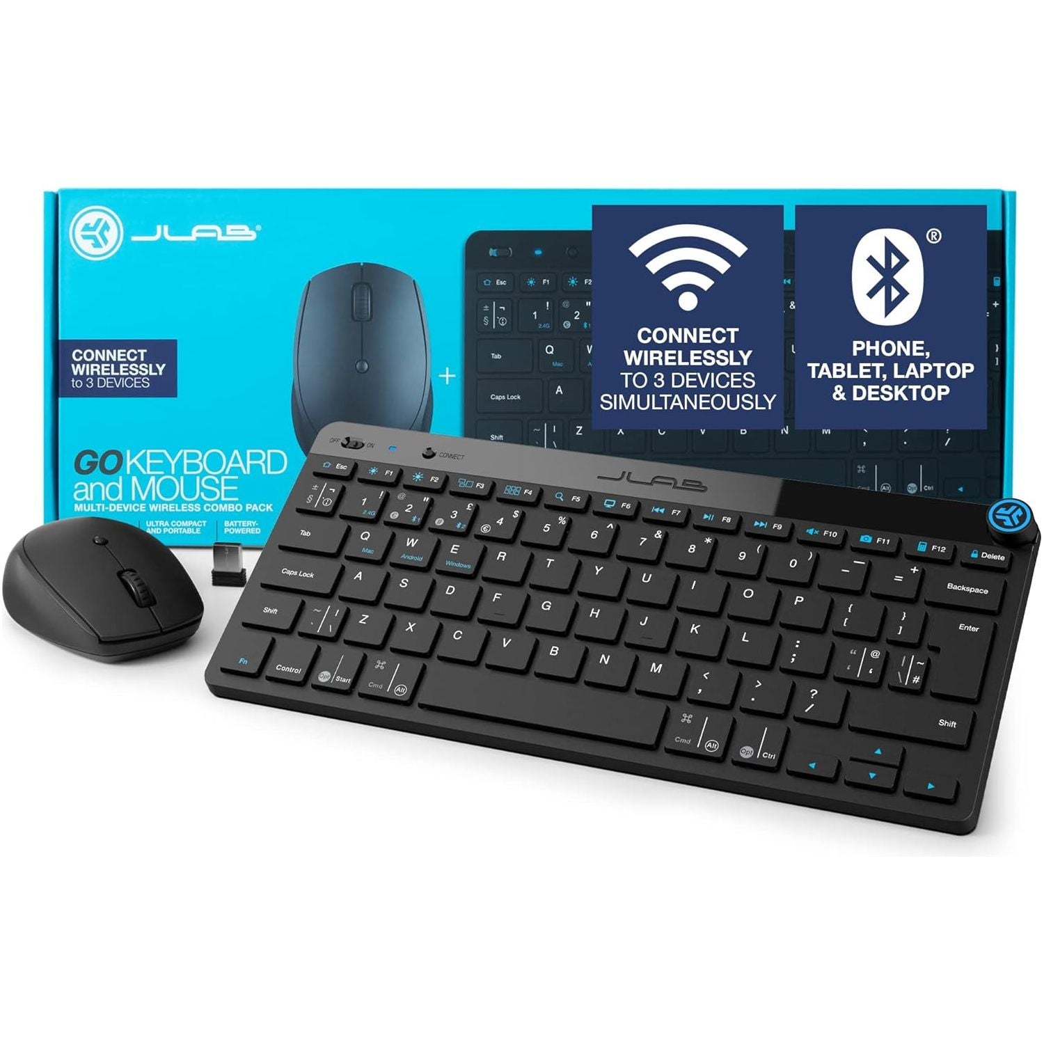 Buy Gadcet Dagenham,JLab Go Bundle – Bluetooth & Wireless Keyboard and Mouse Set, Multi-Device, for iPad, PC, Laptop, Mac & More - Gadcet UK | UK | London | Scotland | Wales| Near Me | Cheap | Pay In 3 | Keyboards