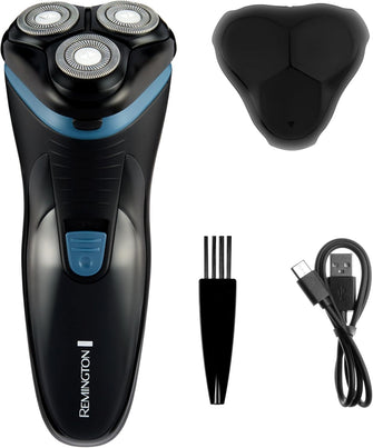 Buy Gadcet Dagenham,REMINGTON R1 Style Series Rotary Shaver - Black & Blue - Gadcet UK | UK | London | Scotland | Wales| Near Me | Cheap | Pay In 3 | Shaving & Grooming