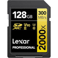 Buy Gadcet Dagenham,Lexar Professional 2000x 128GB SDXC Card – UHS-II, V90, U3, Class 10, Up to 300MB/s Read, 260MB/s Write (LSD2000128G-BNNAG) - Gadcet UK | UK | London | Scotland | Wales| Near Me | Cheap | Pay In 3 | Flash Memory Cards