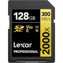 Buy Gadcet Dagenham,Lexar Professional 2000x 128GB SDXC Card – UHS-II, V90, U3, Class 10, Up to 300MB/s Read, 260MB/s Write (LSD2000128G-BNNAG) - Gadcet UK | UK | London | Scotland | Wales| Near Me | Cheap | Pay In 3 | Flash Memory Cards