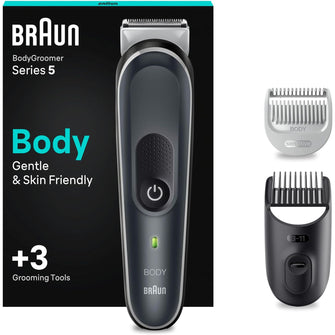 Buy Gadcet Dagenham,Braun Body Groomer 5 BG5350 Manscaping Tool for Men with SkinShield Technology - Grey/White - Gadcet UK | UK | London | Scotland | Wales| Near Me | Cheap | Pay In 3 | Shaving & Grooming