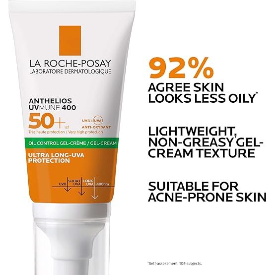 Buy Gadcet Dagenham,La Roche-Posay Anthelios UVMune 400 Oil Control Gel Sunscreen SPF50+ – For Oily & Blemish-Prone Skin, 50ml - Gadcet UK | UK | London | Scotland | Wales| Near Me | Cheap | Pay In 3 | Health & Beauty