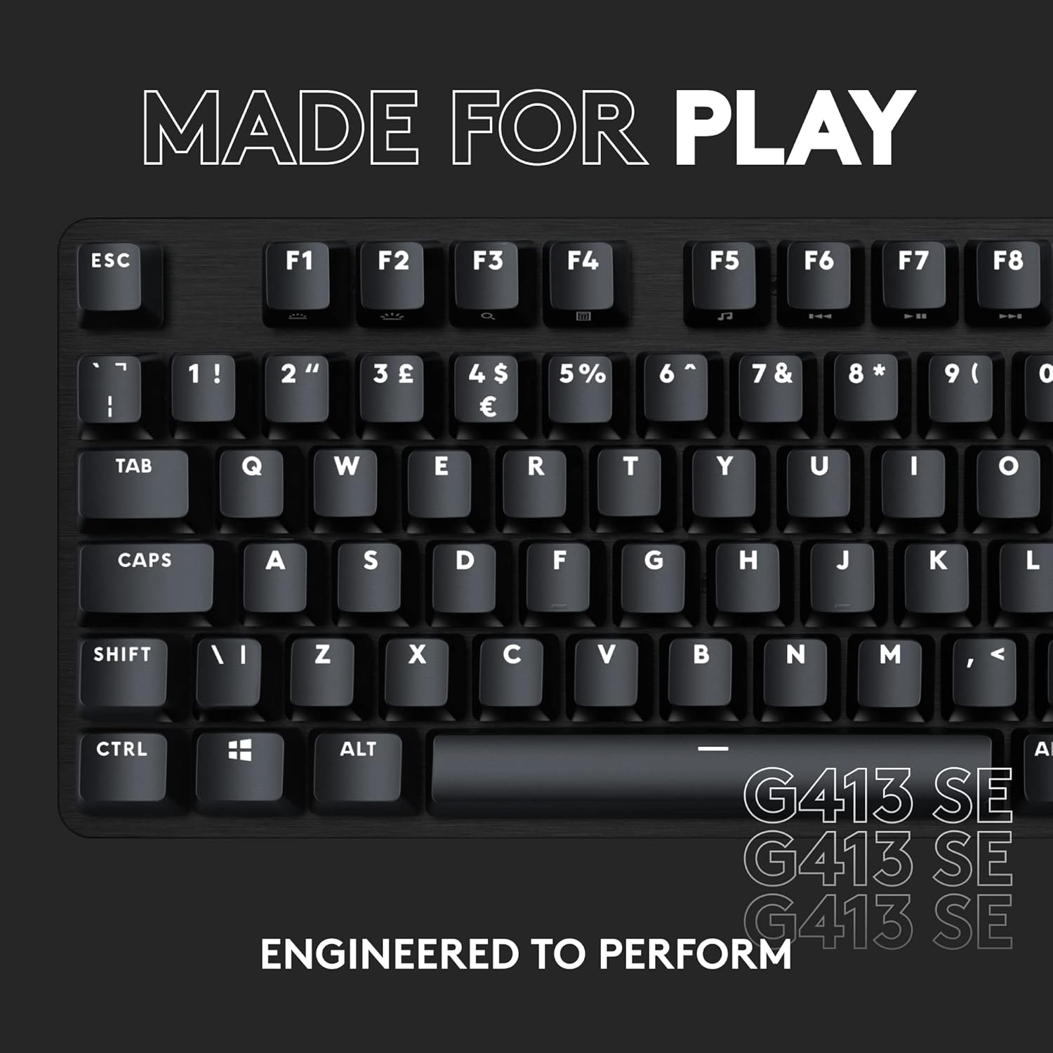 Buy Gadcet Dagenham,LOGITECH G413 SE Mechanical Gaming Keyboard - Black (UK Style Keyboard) - Gadcet UK | UK | London | Scotland | Wales| Near Me | Cheap | Pay In 3 | Keyboard