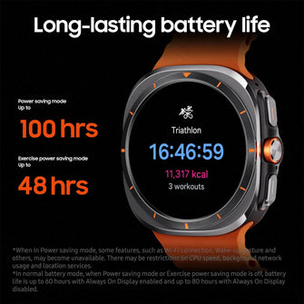 Samsung Galaxy Watch Ultra Black with Galaxy AI, Smart Watch, Health Monitoring, Fitness Tracker, 47mm, LTE, 3 Year Manufacturer Extended Warranty (UK Version)