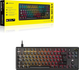 Buy Gadcet Dagenham,CORSAIR K70 CORE TKL RGB Tenkeyless Mechanical Wired Gaming Keyboard Sound Dampening– Black - Gadcet UK | UK | London | Scotland | Wales| Near Me | Cheap | Pay In 3 | Keyboard