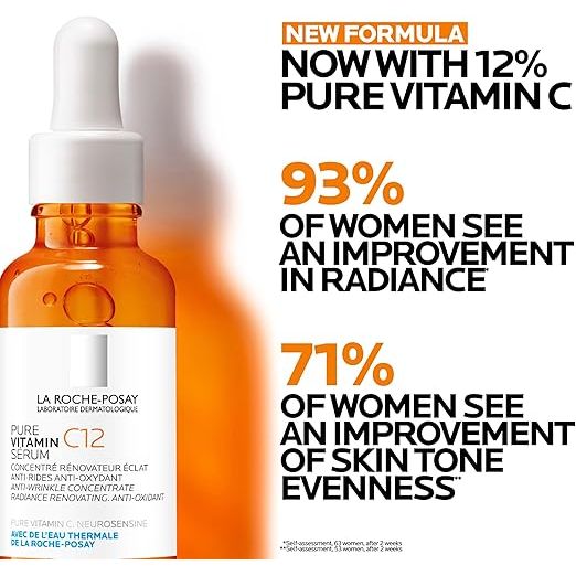 Buy Gadcet Dagenham,La Roche-Posay Pure Vitamin C10 Serum – Anti-Wrinkle, Radiance Renovating, for Sensitive Skin, 30ml - Gadcet UK | UK | London | Scotland | Wales| Near Me | Cheap | Pay In 3 | Health & Beauty