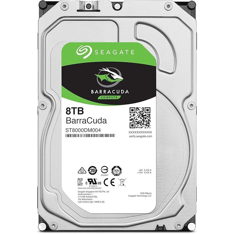 Buy Gadcet Dagenham,Seagate BarraCuda 8TB Internal HDD – 3.5", SATA 6Gb/s, 5400 RPM, 256MB Cache (ST8000DM004) - Gadcet UK | UK | London | Scotland | Wales| Near Me | Cheap | Pay In 3 | Data Storage & External Drives