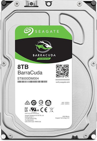 Buy Gadcet Dagenham,Seagate BarraCuda 8TB Internal HDD – 3.5", SATA 6Gb/s, 5400 RPM, 256MB Cache (ST8000DM004) - Gadcet UK | UK | London | Scotland | Wales| Near Me | Cheap | Pay In 3 | Data Storage & External Drives
