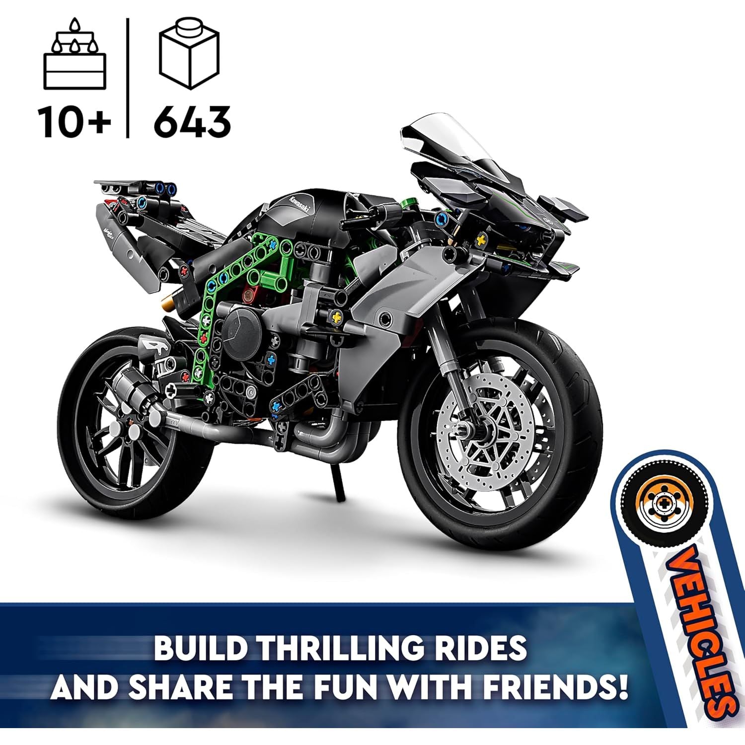 Buy Gadcet Dagenham,LEGO Technic 42170 – Kawasaki Ninja H2R Motorcycle Model Kit, Collectible Toy for Ages 10+ (Box Damaged) - Gadcet UK | UK | London | Scotland | Wales| Near Me | Cheap | Pay In 3 | Toys & Games