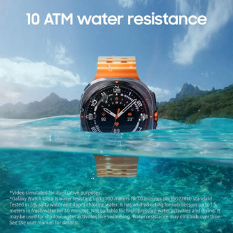 Samsung Galaxy Watch Ultra Black with Galaxy AI, Smart Watch, Health Monitoring, Fitness Tracker, 47mm, LTE, 3 Year Manufacturer Extended Warranty (UK Version)