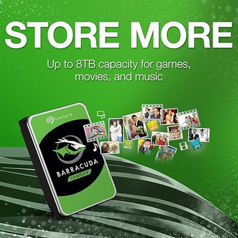 Buy Gadcet Dagenham,Seagate BarraCuda 8TB Internal HDD – 3.5", SATA 6Gb/s, 5400 RPM, 256MB Cache (ST8000DM004) - Gadcet UK | UK | London | Scotland | Wales| Near Me | Cheap | Pay In 3 | Data Storage & External Drives