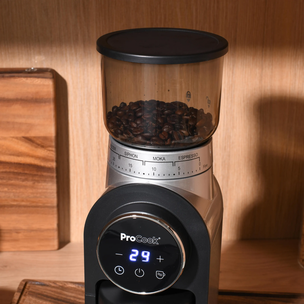 ProCook Burr Coffee Grinder - Black– Gadcet UK