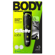 Gillette Labs I3 Body + Intimate Hair Trimmer For Men, 2 Body Combs