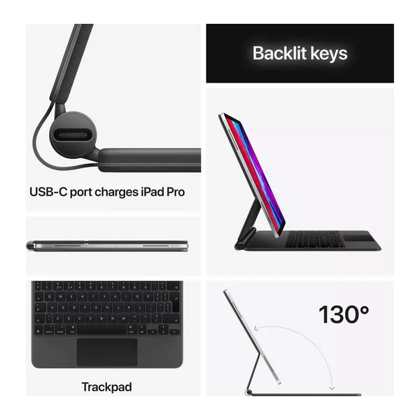 Buy Alann Trading Limited,Apple iPad 11" Magic Keyboard – Black - Gadcet UK | UK | London | Scotland | Wales| Near Me | Cheap | Pay In 3 | Keyboard