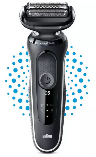 Braun Series 5 50-W1000s Wet & Dry Foil Shaver – Black & White