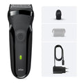 Braun Series 3 300s Men's Electric Shaver/Rechargeable Electric Razor - Black