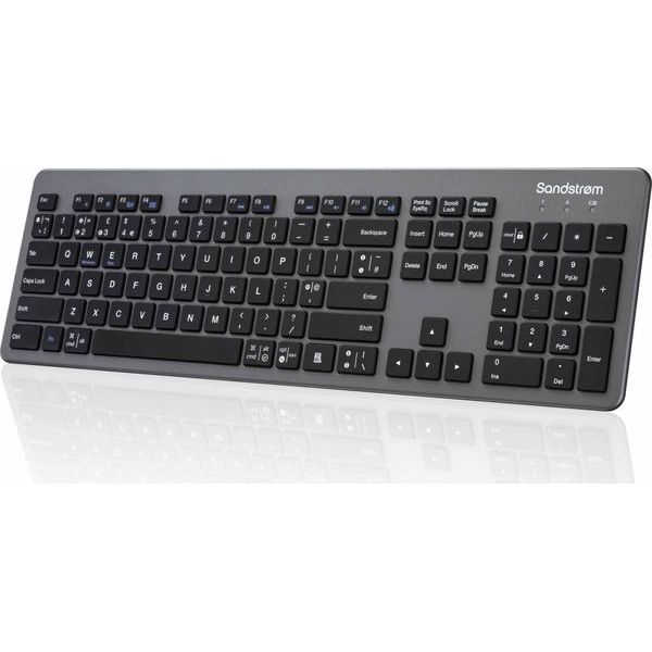 Buy Gadcet Dagenham,SANDSTROM SFSWKBG23 Ultra-slim Wireless Keyboard - Black & Grey - Gadcet UK | UK | London | Scotland | Wales| Near Me | Cheap | Pay In 3 | Keyboard