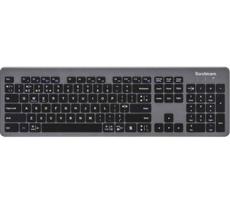 Buy Gadcet Dagenham,SANDSTROM SFSWKBG23 Ultra-slim Wireless Keyboard - Black & Grey - Gadcet UK | UK | London | Scotland | Wales| Near Me | Cheap | Pay In 3 | Keyboard
