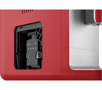 SMEG BCC02RDMUK Bean to Cup Coffee Machin- Matte Red