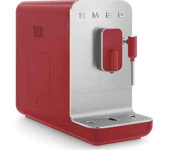 SMEG BCC02RDMUK Bean to Cup Coffee Machin- Matte Red