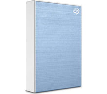 One Touch with Password Protection USB 3.0 Portable Hard Drive, 1TB Blue