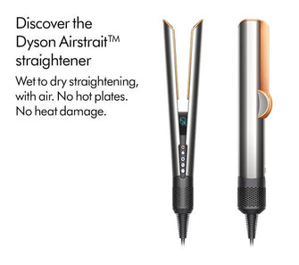 DYSON Airstrait Hair Straightener - Bright Nickel & Rich Copper