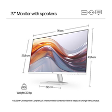Buy Cashtro Ltd,HP Series 5 527sa Full HD 27" IPS LCD Monitor - White - Gadcet UK | UK | London | Scotland | Wales| Near Me | Cheap | Pay In 3 | Monitor