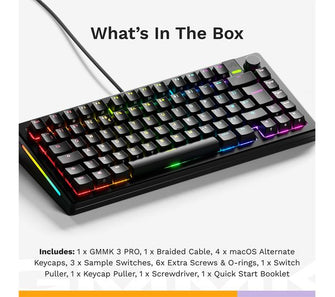 GLORIOUS GMMK 3 Pro Prebuilt 75% Mechanical Gaming Keyboard - Black