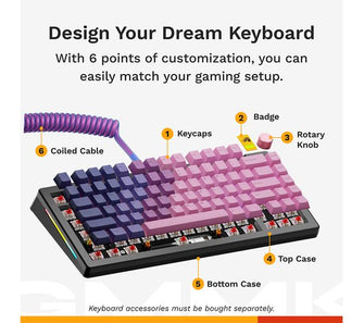 GLORIOUS GMMK 3 Pro Prebuilt 75% Mechanical Gaming Keyboard - Black