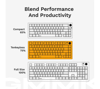 GLORIOUS GMMK 3 Pro Prebuilt 75% Mechanical Gaming Keyboard - Black