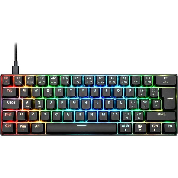 Buy Gadcet Dagenham,NOS C-250 Mini RGB Mechanical Gaming Keyboard - Black - Gadcet UK | UK | London | Scotland | Wales| Near Me | Cheap | Pay In 3 | Keyboard