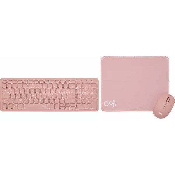 Buy Gadcet Dagenham,GOJI 3-in-1 Wireless Keyboard & Mouse Set - Pink - Gadcet UK | UK | London | Scotland | Wales| Near Me | Cheap | Pay In 3 | Keyboards