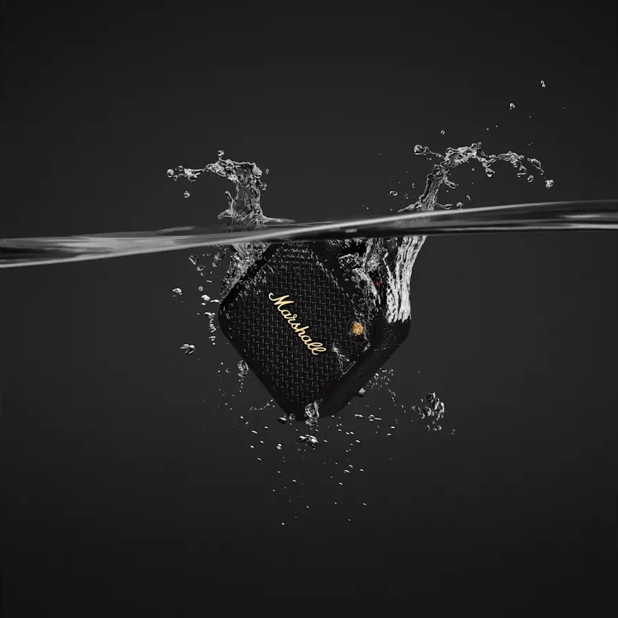 Buy Alann Trading Limited,Marshall Willen II Portable Bluetooth Speaker - Black & Gold - Gadcet UK | UK | London | Scotland | Wales| Near Me | Cheap | Pay In 3 | Bluetooth Speaker