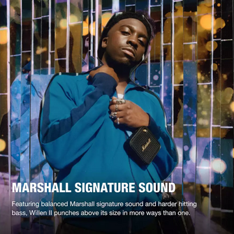 Marshall Willen II Portable Bluetooth Speaker - Black & Gold
